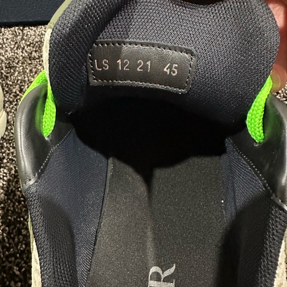 Dior x Kim Jones B22 Olive Green & White Sneakers - Picture 7 of 10